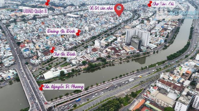 NGỘP, GIÁ BÁN BẰNG GIÁ VAY 6,1 TỶ, MẶT TIỀN BA ĐÌNH Q8, 2 TẦNG 4,2x10m