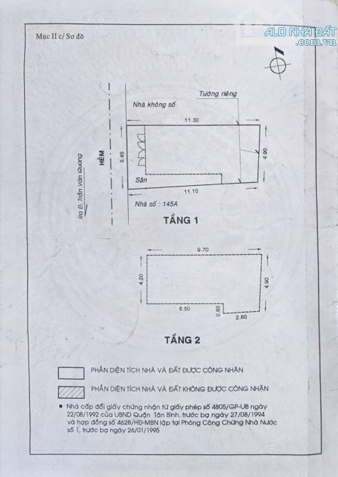 Nhà chưa qua đầu tư, 58m2 ngang lớn 2 tầng 3 PN gần chợ Tân Bình - 1