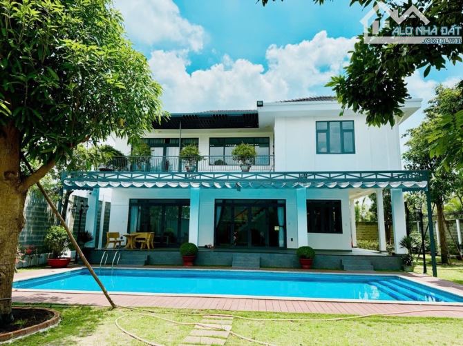 Bán biệt thự sân vườn, 2 tầng, 875m2, hẻm 8m, khu Nhị Bình, Hóc Môn, 20 tỷ - 1