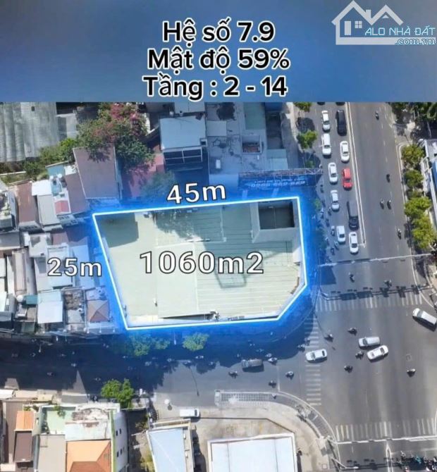 Khuôn đất 2 mặt tiền Nguyễn Văn Trỗi, Phường 17, Q. Phú Nhuận 23x50m (1066m2).GPXD 14 tầng