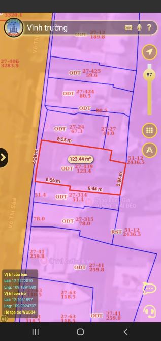 ‼️Đất ngang 7.68m Mặt Tiền Đường Võ Thị Sáu _ Phường Vĩnh Trường - Nha Trang - 2