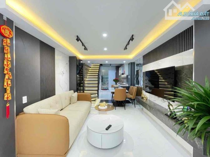 NHÀ KIỆT NGUYỄN VĂN LINH - NỘI THẤT LUXURY - GIÁ 4,07 tỷ - 1