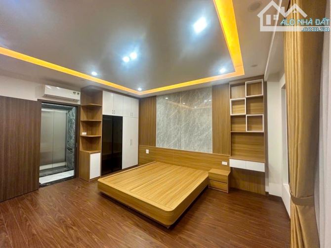 NHÀ MỚI ĐÓN TẾT ĐÀM QUANG TRUNG LONG BIÊN  DT 45M² 6T MT 5M GARA ÔTÔ THANG MÁY XÁT CẦU VĨN - 3