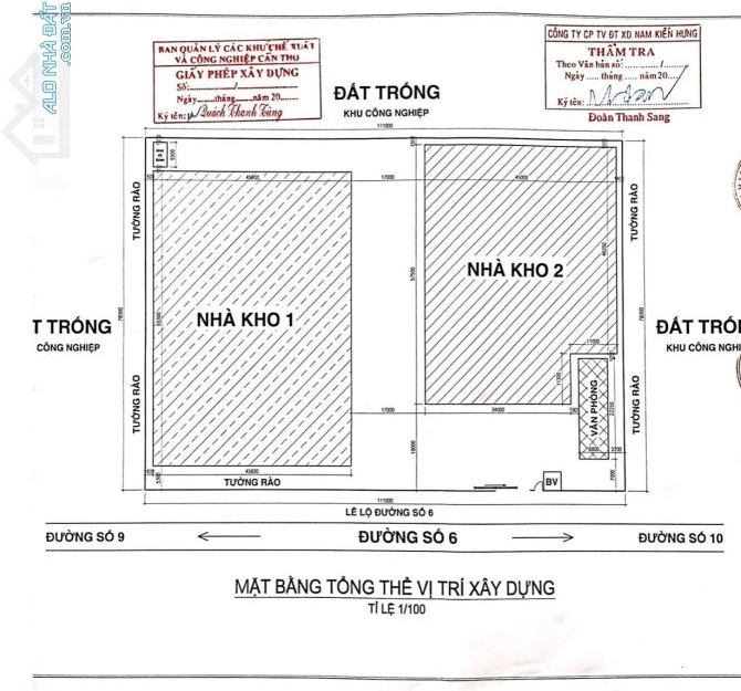 CHO THUÊ KHO XƯỞNG PCCC TỰ ĐỘNG KCN TRÀ NÓC, CẦN THƠ - 4