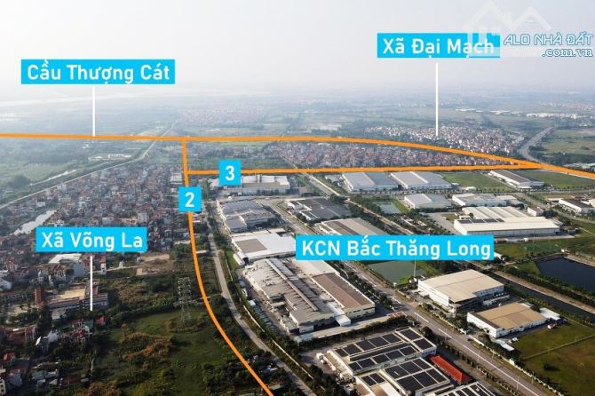 💥💥💥ĐẤU GIÁ SÁP MAI - VÕNG LA - 700m RA CẦU THƯỢNG CÁT - KCN THĂNG LONG - 72m2 💥