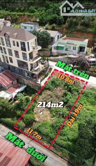 Đất 11.5 tỷ biệt thự 2 mặt tiền đường ô tô , view cực đẹp  Khe Sanh - 3