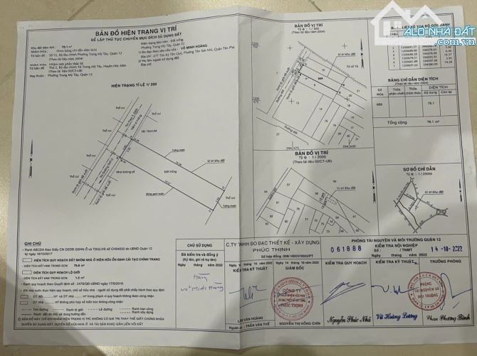 Bán Đất 79m² 3.9 x20m - Trung Mỹ Tây 13 Quận 12 giá rẻ 3.5 tỷ - 1