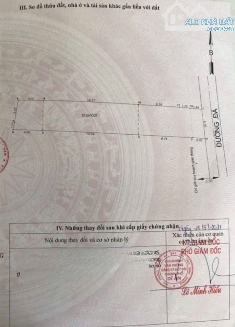 Bán Đất Gần Chợ Dĩ An 1 , Lô 140m Đường 5m Thông - 2