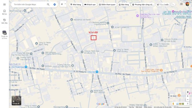 Bán đất 11x50m, mặt tiền Thuận Giao 23 p.Thuân Giao gần chợ 185 - 3