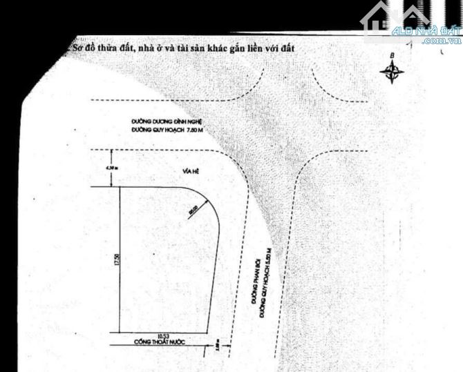 🔥 Lô góc 2 mặt tiền đường Dương Đình Nghệ ,  - Diện tích 195m2 , giá 30 tỷ