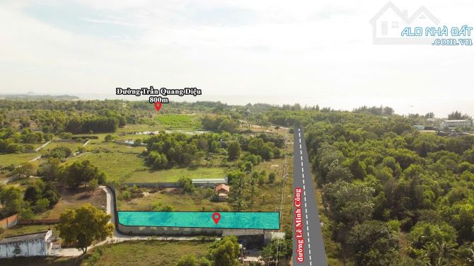 25x56 (460m2 tc) mặt tiền Lê Minh Công nhìn thẳng ra biển, Lagi, Bình Thuận chỉ 12tr/m2