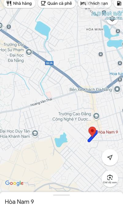 Bán Lô Góc 2MT 304m2 Hòa Nam 9. Hòa Minh, Liên Chiểu. Ngang 20m. Giá 6.8 tỷ TL