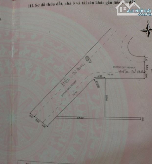 Bán Lô Góc 2MT 304m2 Hòa Nam 9. Hòa Minh, Liên Chiểu. Ngang 20m. Giá 6.8 tỷ TL - 1