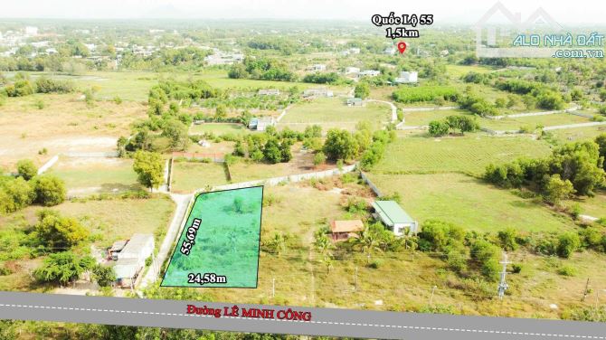 25x56 (460m2 tc) mặt tiền Lê Minh Công nhìn thẳng ra biển, Lagi, Bình Thuận chỉ 12tr/m2 - 2