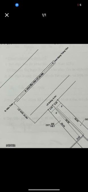 Bán nhà mặt tiền đường Nguyễn Văn Cừ . DT 148m2 . Giá chỉ 15 tỷ - 2