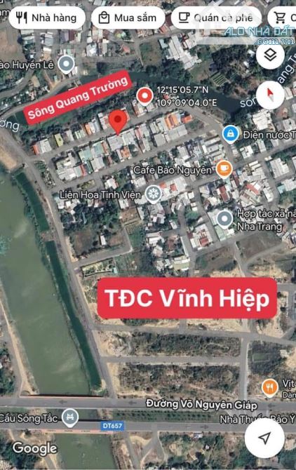 Bán đất TĐC Vĩnh Hiệp, Nha Trang đường oto 13m gần sông Quán Trường - 3