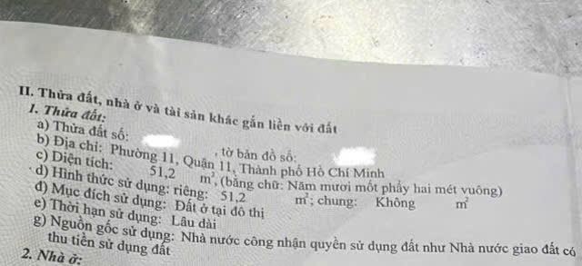 🌷 Đối diện công viên Lãnh Binh Thăng [51m2 - 3 tầng - 4PN] - chỉ 6.5tỷ  🔥 - 3