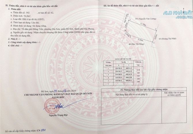 Bán 3 lô đất tại TDP Đồng Tiến, Hải Sơn, Đồ Sơn, Hải Phòng - 4