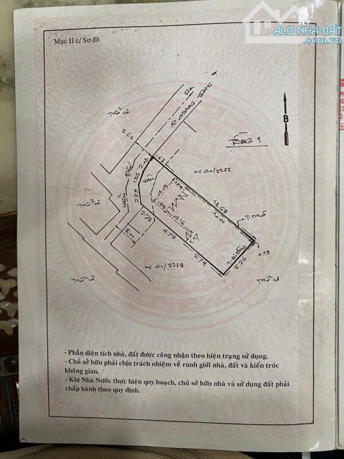 Bán nhà 383/3/63 Quang Trung p10 GV. 6.2 tỷ tl. - 6