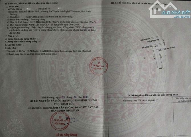 Bán nhà sổ riêng 103m2 Mặt tiền chợ Thạnh Bình, gần Ngã Tư Đất Thánh p.An Thạnh HTL5390 - 7