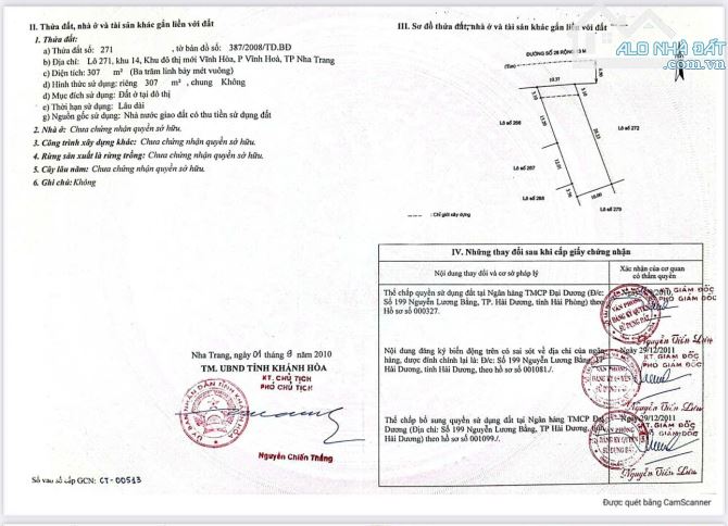 Cần bán 10 lô đất sổ hồng gần biển Vĩnh Hòa bến du thuyền Nha Trang - 3