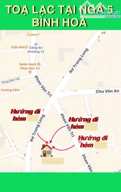 Bán nhà MT Phan Văn Trị Bình Thạnh, có giếng trời, ban công, nhỉnh 4 tỷ - 5