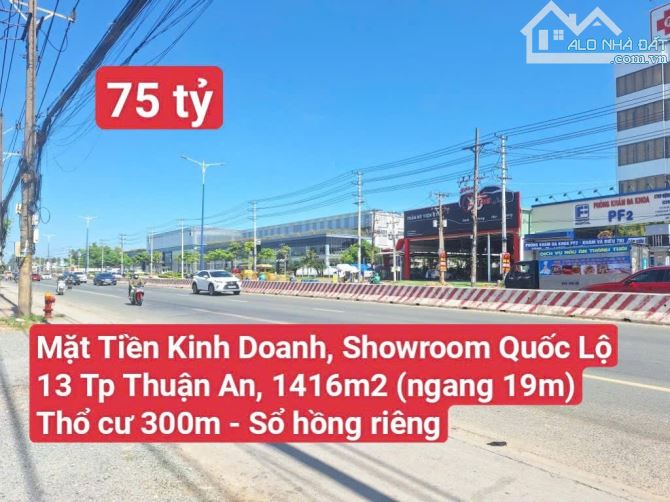 🆘 Mặt Tiền Kinh Doanh Kho Xưởng Showroom Đại Lộ Bình Dương, P. Thuận Giao Tp. Thuận An