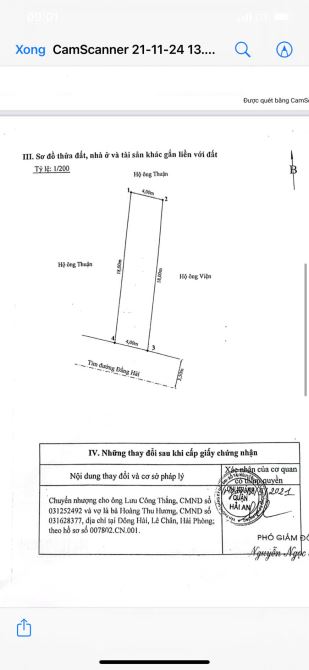 Chủ gửi bán lô đất mặt đường Đằng Hải gần Lũng Hoa