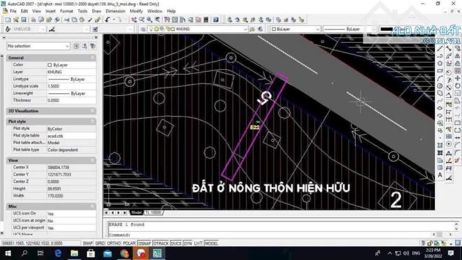 Đất thổ cư mặt tiền kinh doanh buôn bán xã Phú Hòa Đông Củ Chi TP HCM, DT: 6x60m. - 1