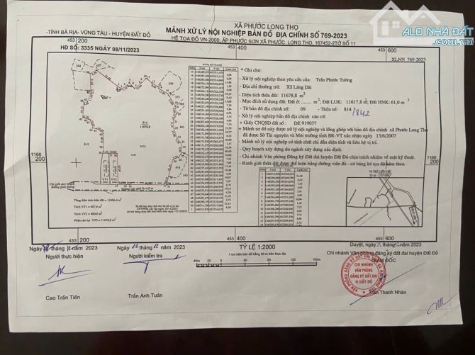 🔺Bán 1,15 mẫu phủ hồng 40% có 60m mặt tiền nhựa gần KCN giá chỉ 800tr/ - 3