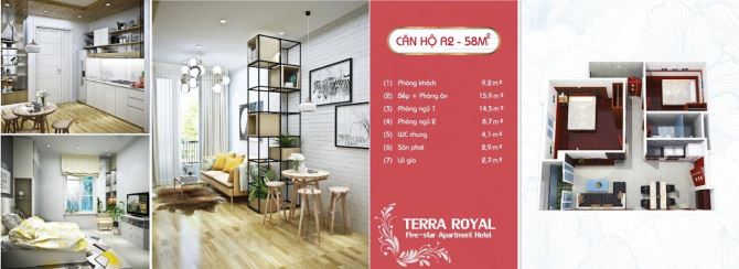 Sở hữu căn hộ cao cấp với mức giá phải chăng Terra Royal căn hộ 2pn chỉ 3.7 tỷ, alo ngay - 6