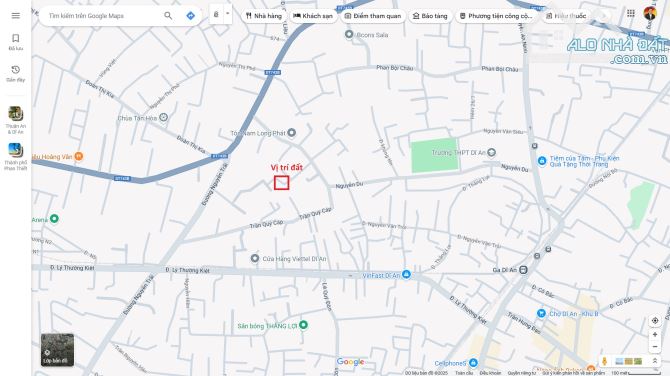 Bán đất 4.5x21m hẻm Nguyễn Du p.Dĩ An gần trường cấp 1,2,3 Dĩ An - 1