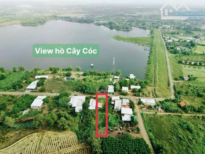 Xã Phước Long Thọ, đất đối diện hồ du lịch Hồ Lồ Ồ, 1400m2, ngang 20m mặt tiền, phủ hồng - 3