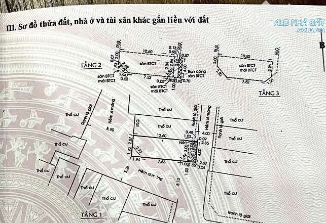 Hẻm ô tô 6m Hoàng Hoa Thám, Bình Thạnh, trệt 3 lầu, 4 phòng ngủ, 4x13m