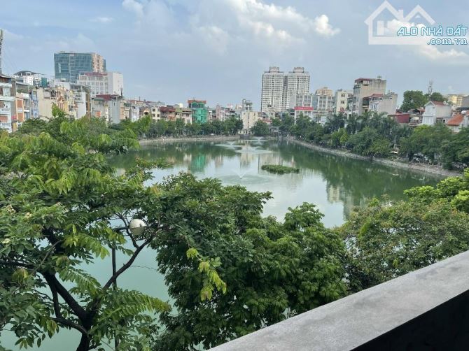 TÒA NHÀ VĂN PHÒNG 9 TẦNG -THANG MÁY- VIEW HỒ - NỞ HÂU VỈA HÈ- KINH DOANH CỰC ĐỈNH