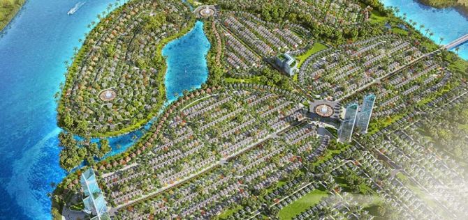 chủ bán lô góc 2 mặt tiền cực vip với diện tích khủng 840m2 thuộc khu đảo 2,Hoà Xuân