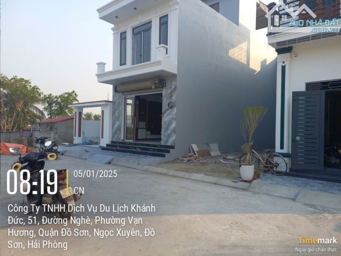 Lô đất 58m2 ngang 4,5m tại khu Tái Định Cư mới vạn hương ,Quận Đồ Sơn bìa đỏ giá 1,5 tỷ.