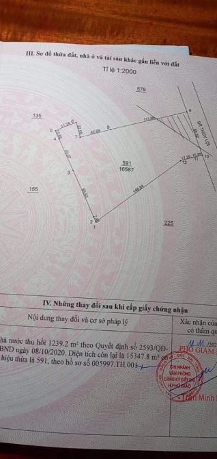 Bán 1.5 hecta có 73m Mt Tạo Lực Phú Giáo , cách Dt741 500m giá 36 Tỷ