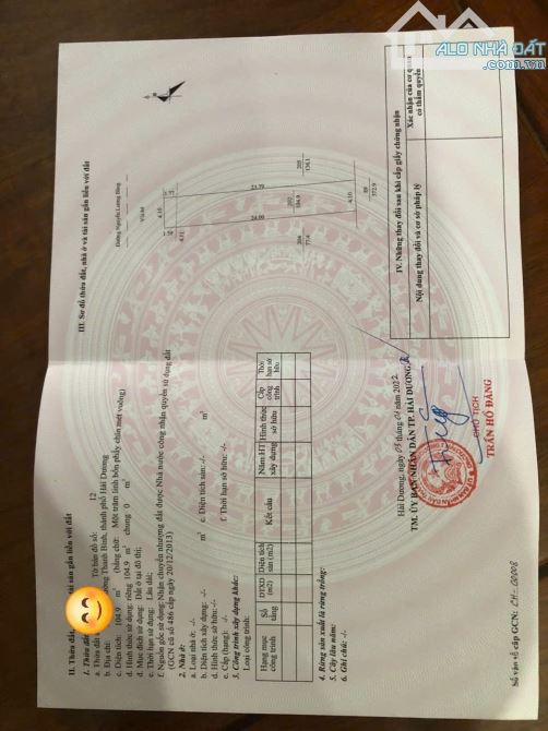 Bán đất mặt đường Nguyễn Lương Bằng, TP Hải Dương