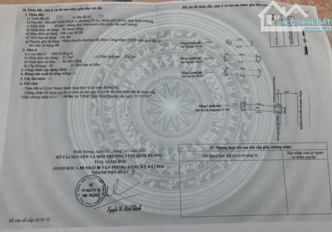 Bán nhà hoàn công 224.7m2 sàn MTiền kinh doanh đường Nguyễn An Ninh gần chợ Dĩ An H2885 - 11