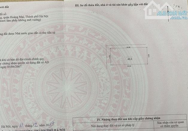 LÔ GÓC ĐỊNH CÔNG THƯỢNG 50M2- Hoàng Mai- Đường Ô TÔ- Vị trí vàng cho KINH DOANH và ĐẦU TƯ - 1