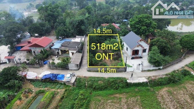 Bán 518m2 full thổ cư tại Thanh Cao, Lương Sơn, Hoà Bình - 1