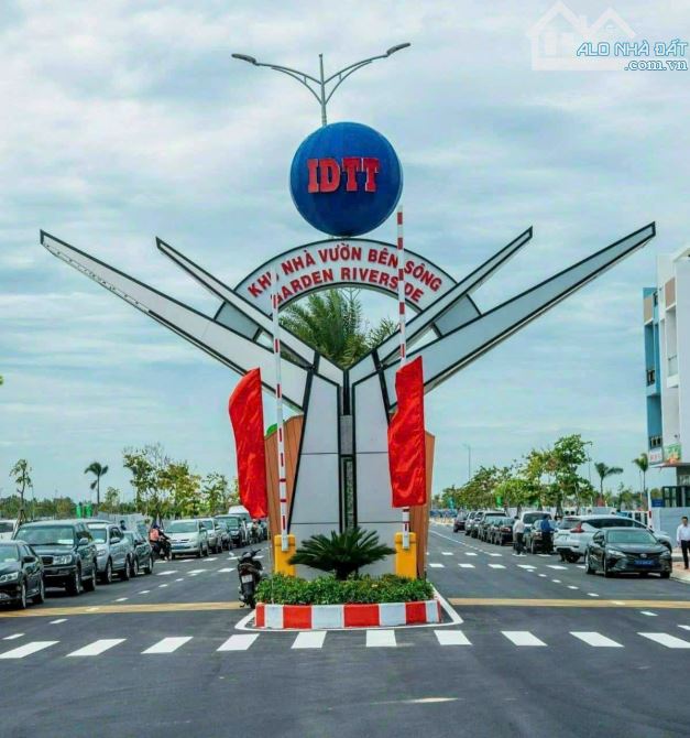 Bán đất nền kdc river gateway TT Thủ thừa, MT 818 giá rẻ - 1