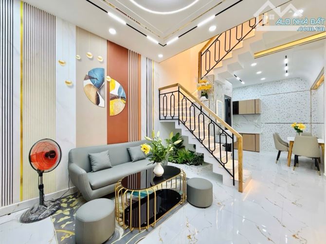 🏠🏠 3,69 TỶ - NHÀ MỚI SIÊU ĐẸP - LÊ VĂN THỌ, P16, GÒ VẤP - TẶNG FULL NỘI THẤT - 1