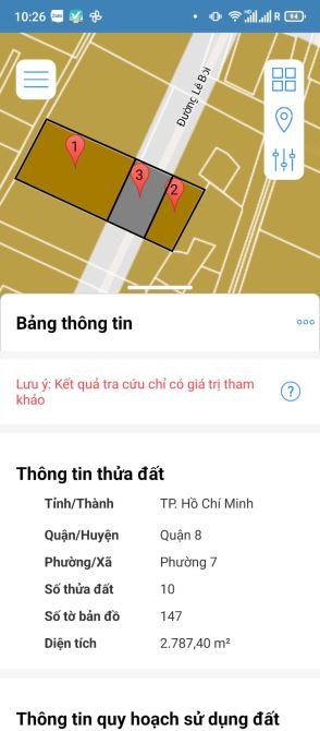 Bán đất đường Trịnh Quang Nghị phường 7, Quận 8 DT: 2200m2 - 2