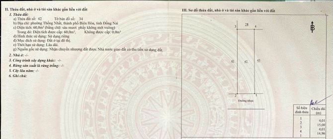 🔥 BÁN 2 LÔ ĐẤT LIỀN KỀ KHU D2D - VÕ THỊ SÁU, PHƯỜNG THỐNG NHẤT, TP. BIÊN HÒA, ĐỒNG NAI 🔥 - 4