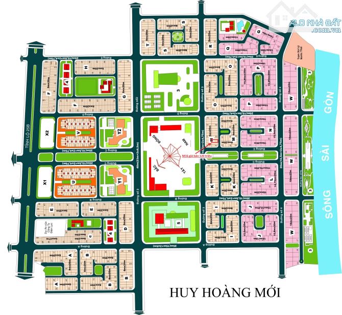 Bán đất Huy Hoàng nền góc Quận 2 cũ  P. Thạnh Mỹ Lợi Tp. Thủ Đức mới (172m2) 38 tỷ - 8