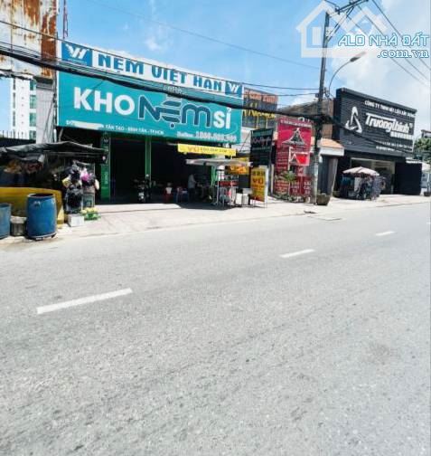 Mặt tiền Quốc Lộ 1A , Tân Tạo A , Bình Tân. DT 690m2(4,2 x 120), nở hậu 9m. Giá 39 tỷ TL. - 1