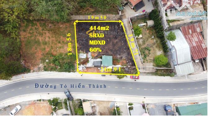 Đất Mặt Tiền Đường Tô Hiến Thành. P3. 414m2. Full Thổ Cư. Ngang 25m. Giá 28 Tỷ - 2