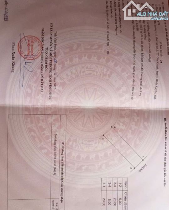 Bán đất Khu TĐC Gia khánh 100m=1ty730 - 2